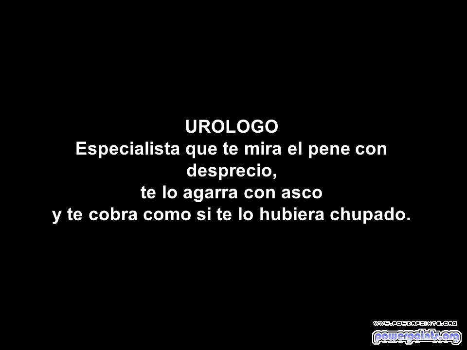 Especialista que te mira el pene con desprecio, te lo agarra con asco