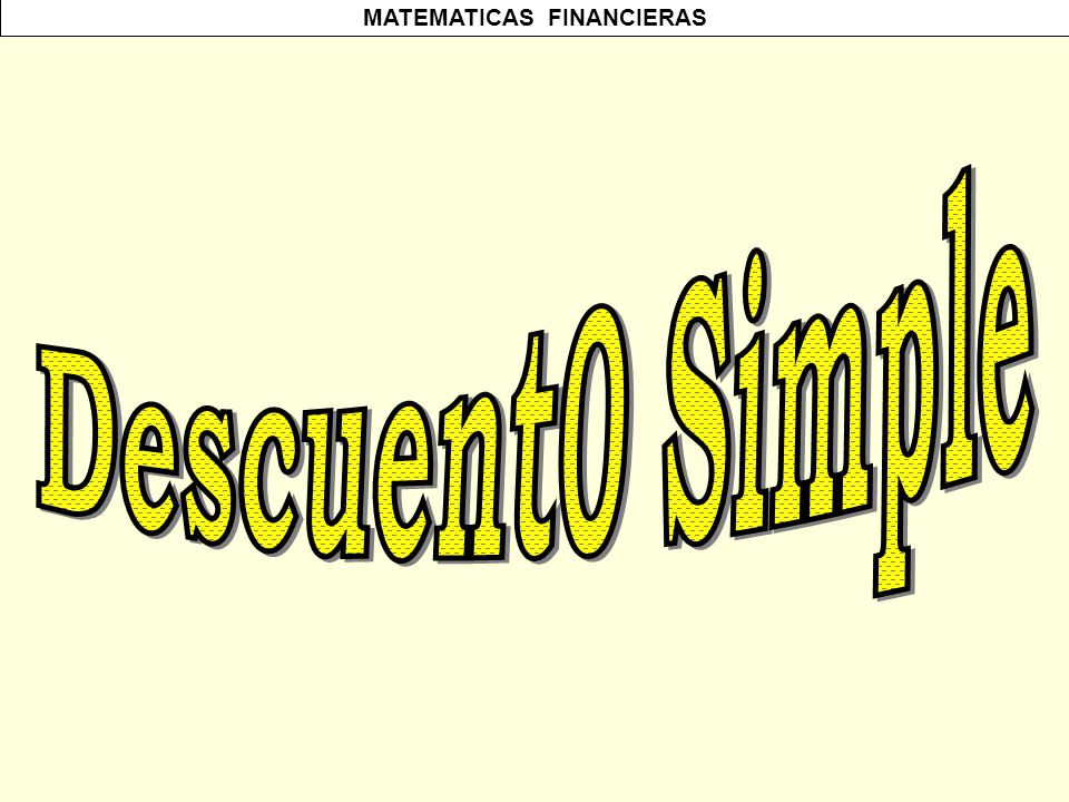 Descuent0 Simple