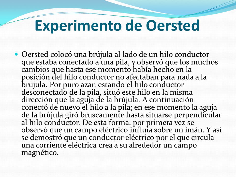 Experimento de Oersted