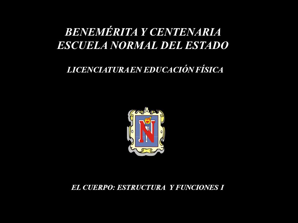 BENEMÉRITA Y CENTENARIA ESCUELA NORMAL DEL ESTADO