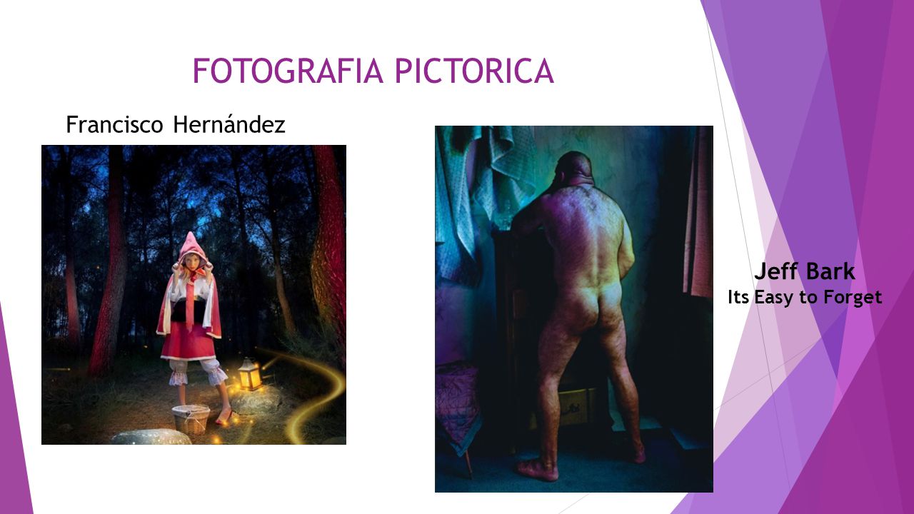 FOTOGRAFIA PICTORICA Francisco Hernández Jeff Bark Its Easy to Forget