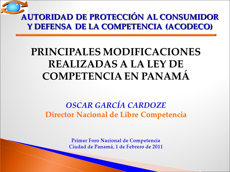 AUTORIDAD DE PROTECCIÓN AL CONSUMIDOR Y DEFENSA DE LA COMPETENCIA (ACODECO)