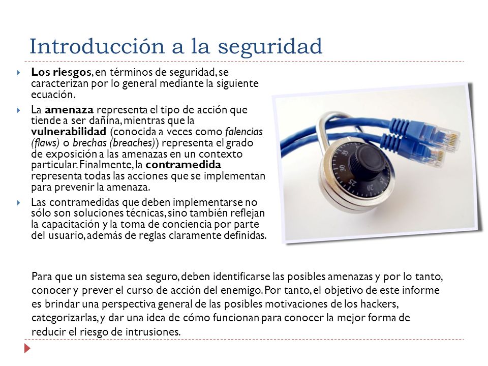 Introducción a la seguridad