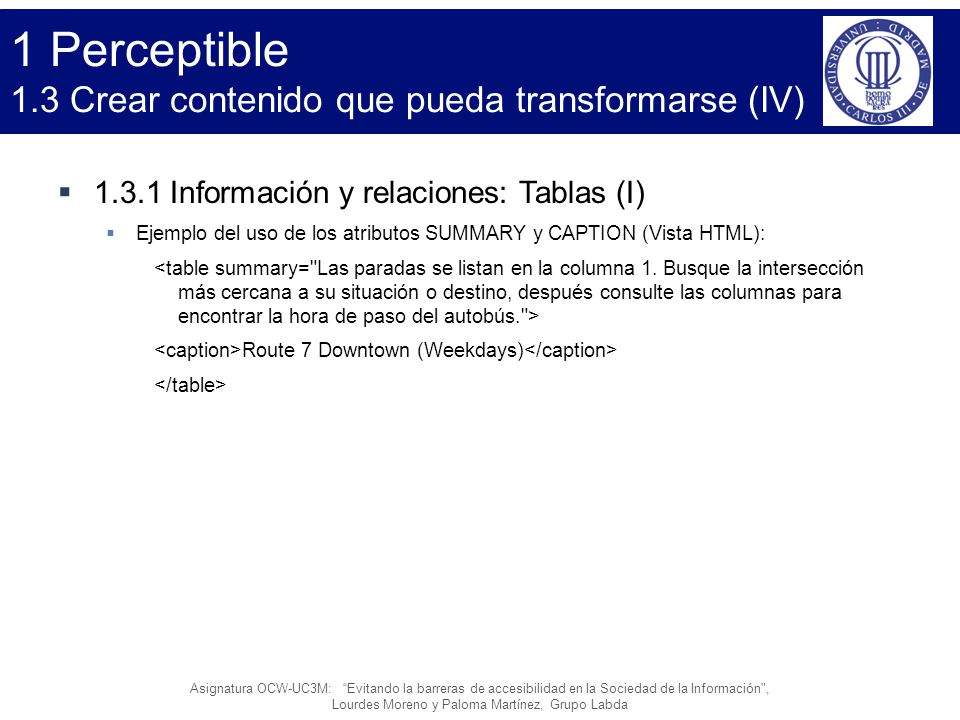 1 Perceptible 1.3 Crear contenido que pueda transformarse (IV)