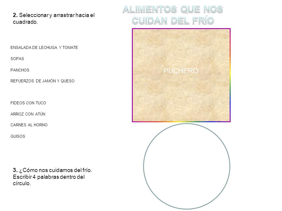 ALIMENTOS QUE NOS CUIDAN DEL FRÍO
