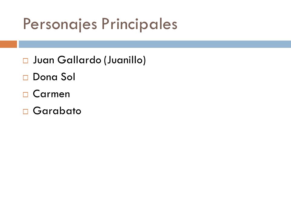 Personajes Principales