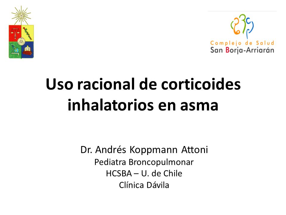 Uso racional de corticoides inhalatorios en asma