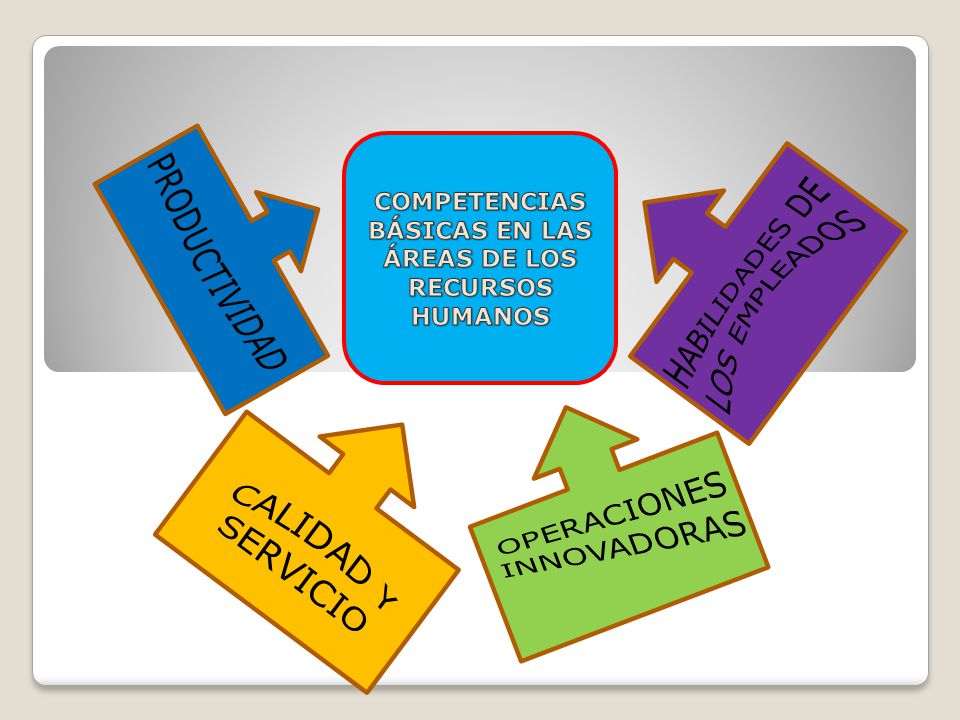 COMPETENCIAS BÁSICAS EN LAS ÁREAS DE LOS RECURSOS HUMANOS