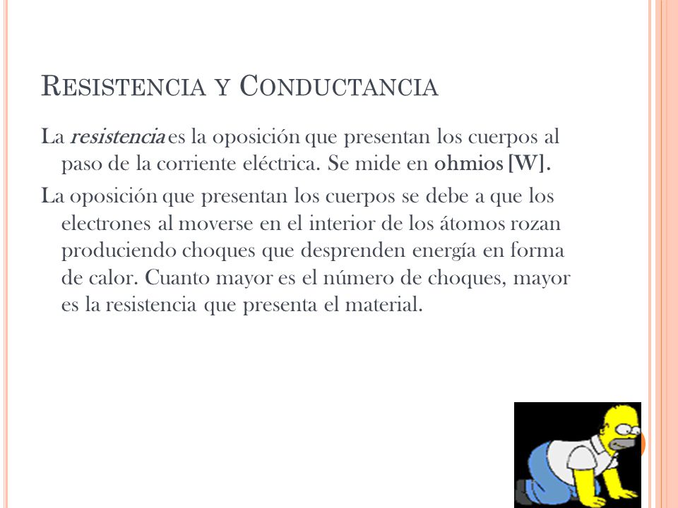 Resistencia y Conductancia