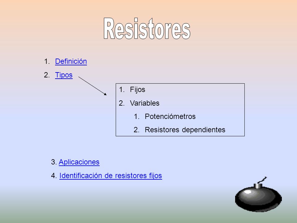 Resistores Definición Tipos Fijos Variables Potenciómetros