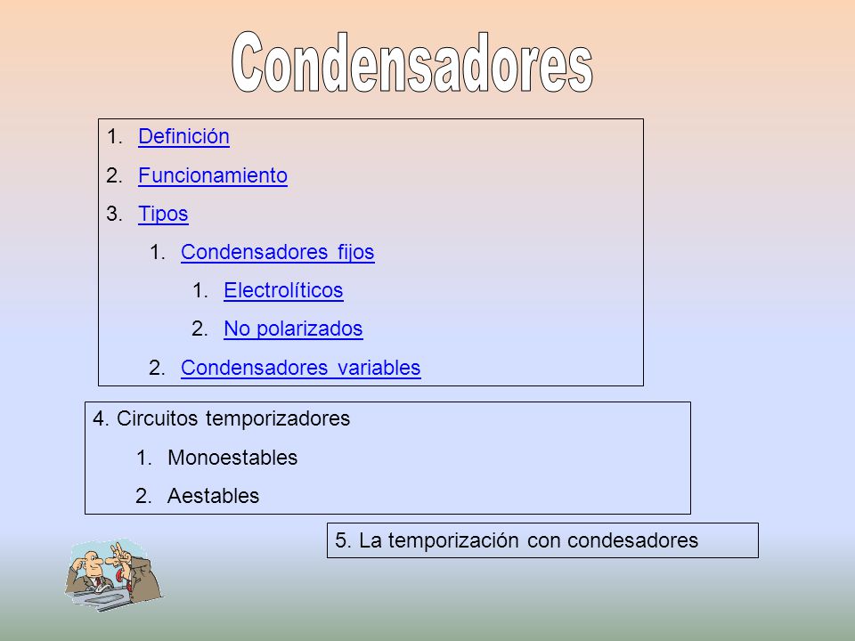 Condensadores Definición Funcionamiento Tipos Condensadores fijos