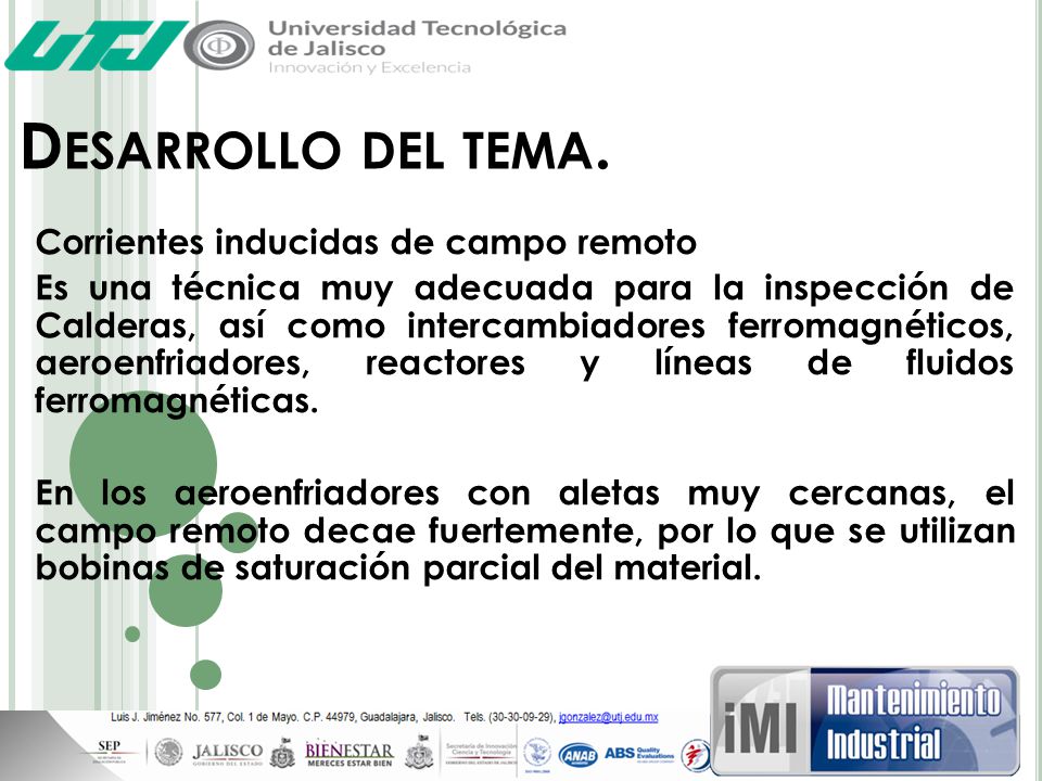 Desarrollo del tema. Corrientes inducidas de campo remoto