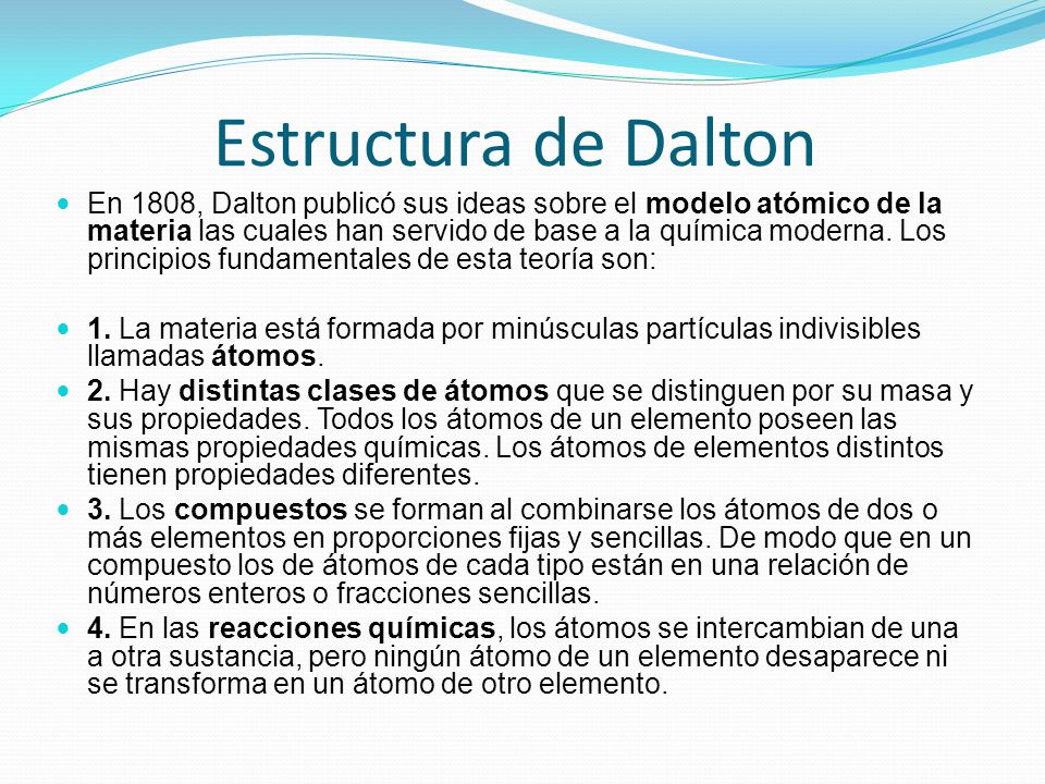 Estructura de Dalton