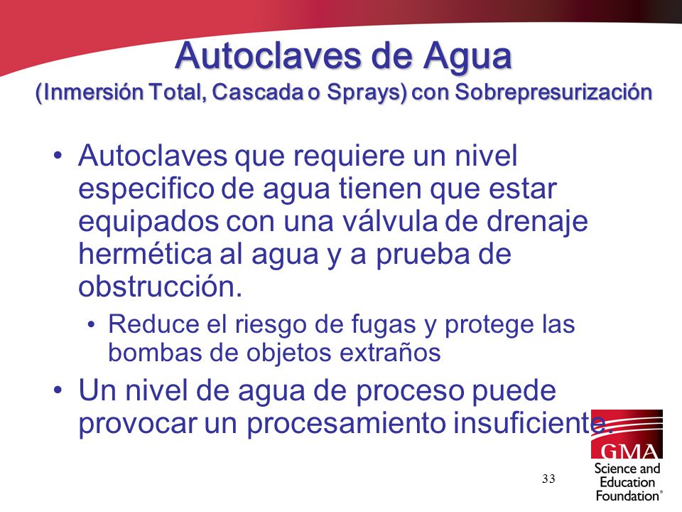 Autoclaves de Agua (Inmersión Total, Cascada o Sprays) con Sobrepresurización