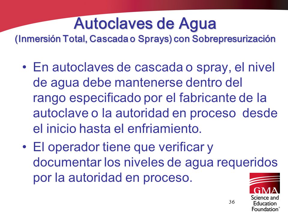 Autoclaves de Agua (Inmersión Total, Cascada o Sprays) con Sobrepresurización