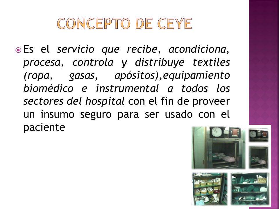 Central de Esterilización y Equipos (CEYE) - ppt video online descargar