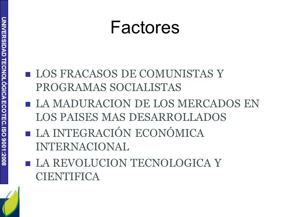 Factores LOS FRACASOS DE COMUNISTAS Y PROGRAMAS SOCIALISTAS