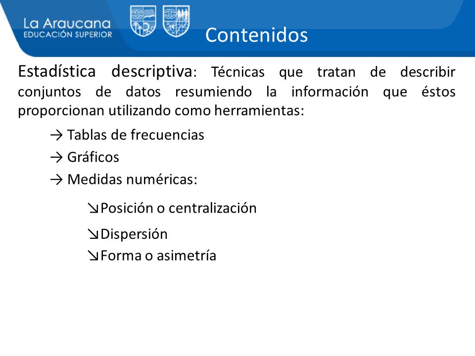 Contenidos