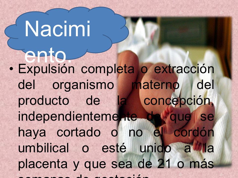 Nacimiento.