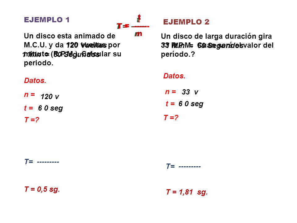 t EJEMPLO 1. T = t. n. T = t. n. EJEMPLO 2. T = n.