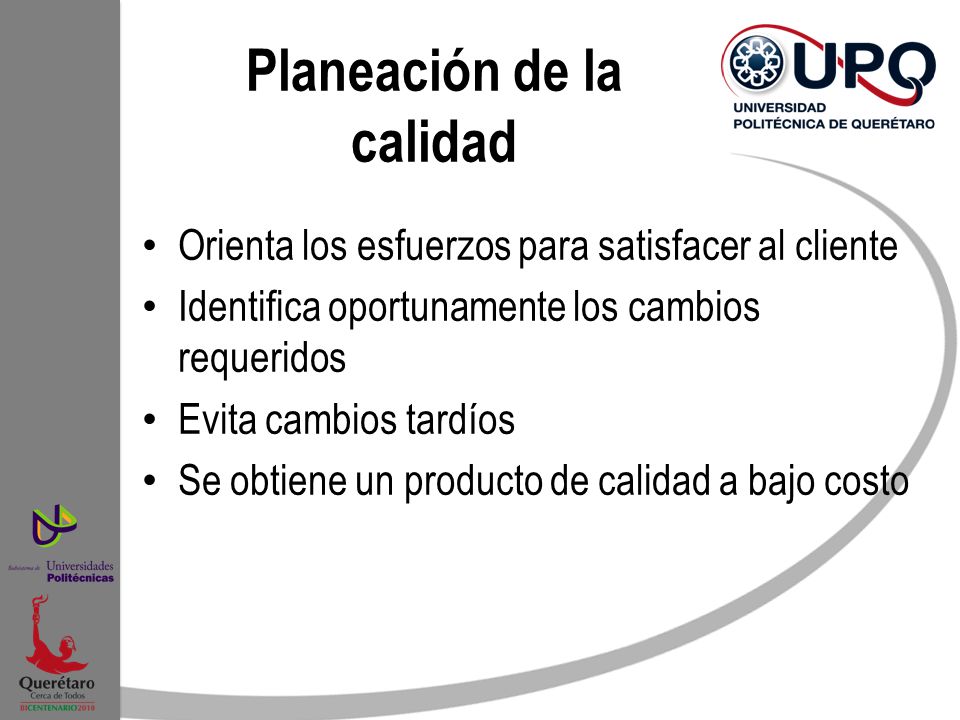 Planeación de la calidad
