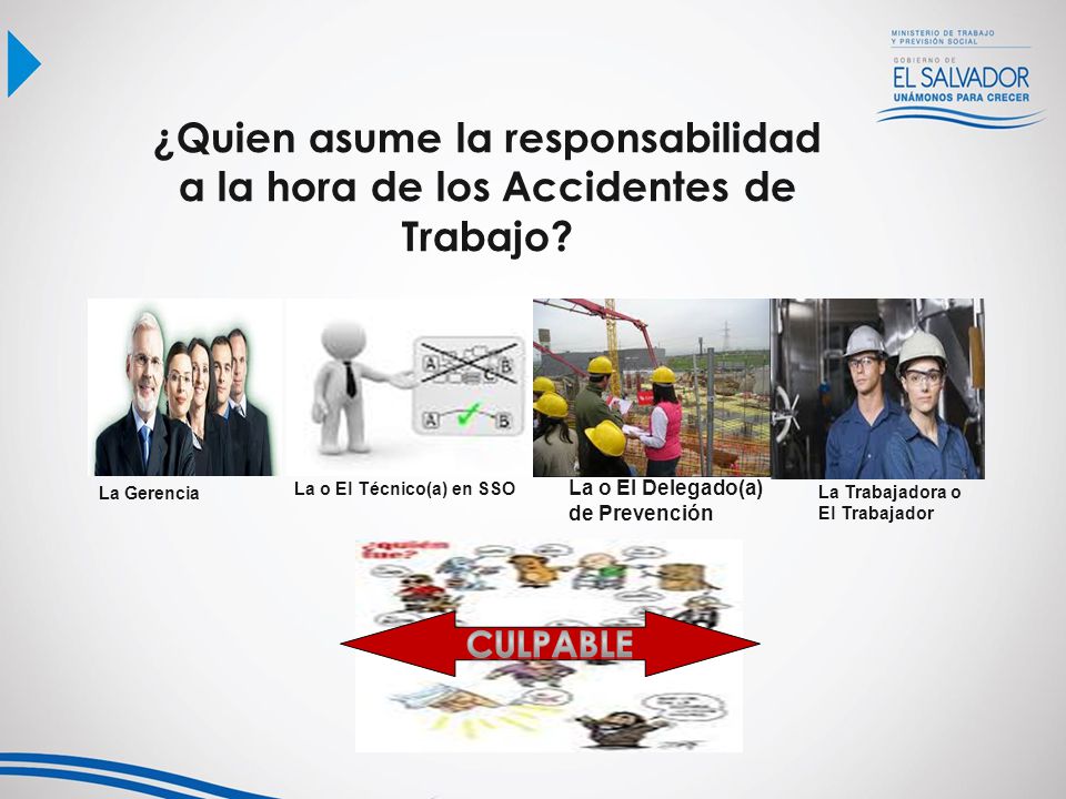 ¿Quien asume la responsabilidad a la hora de los Accidentes de Trabajo