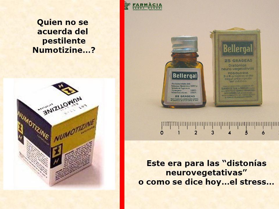 Quien no se acuerda del pestilente Numotizine…