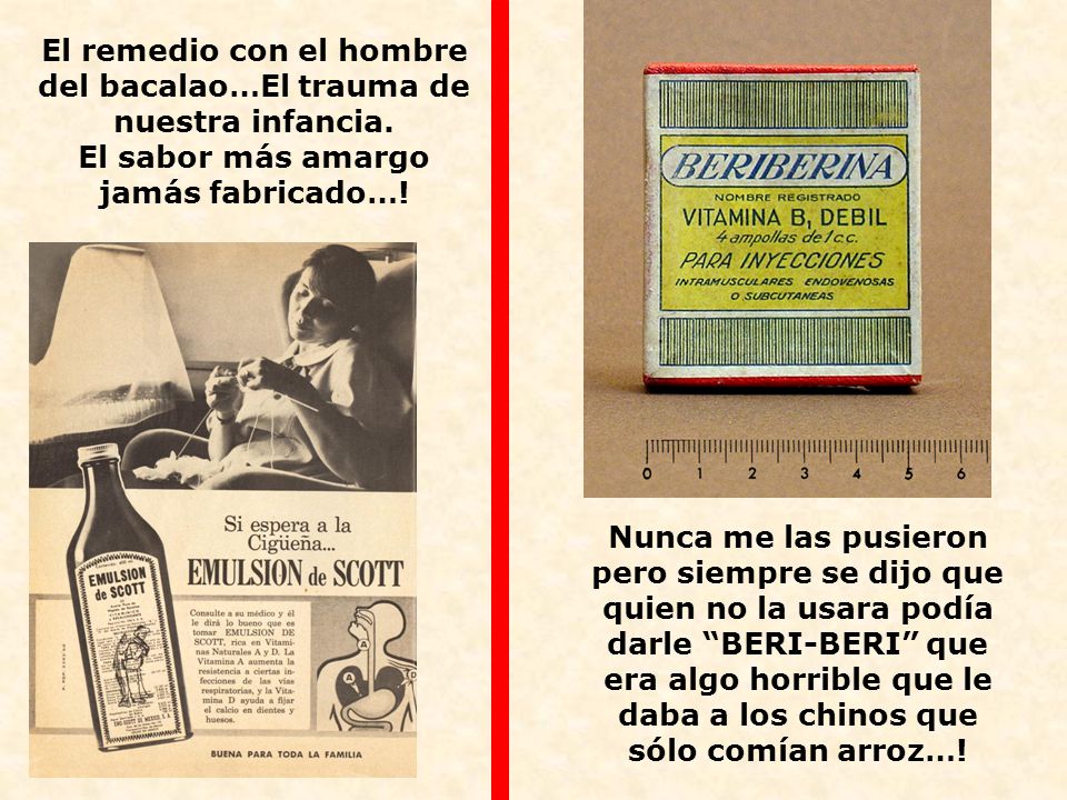El remedio con el hombre del bacalao…El trauma de nuestra infancia
