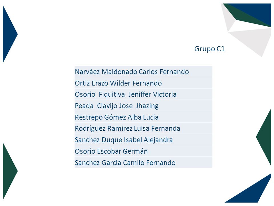 Grupo C1 Narváez Maldonado Carlos Fernando Ortiz Erazo Wilder Fernando