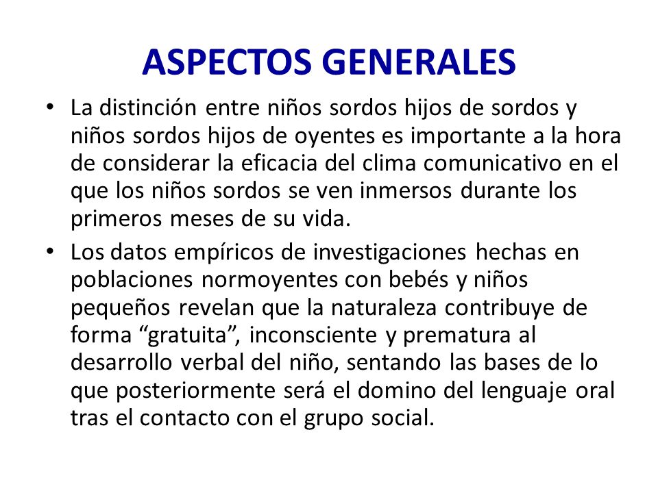 ASPECTOS GENERALES