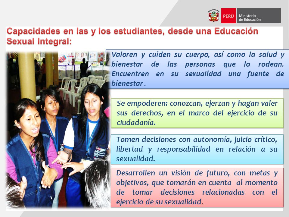 Capacidades en las y los estudiantes, desde una Educación Sexual Integral:
