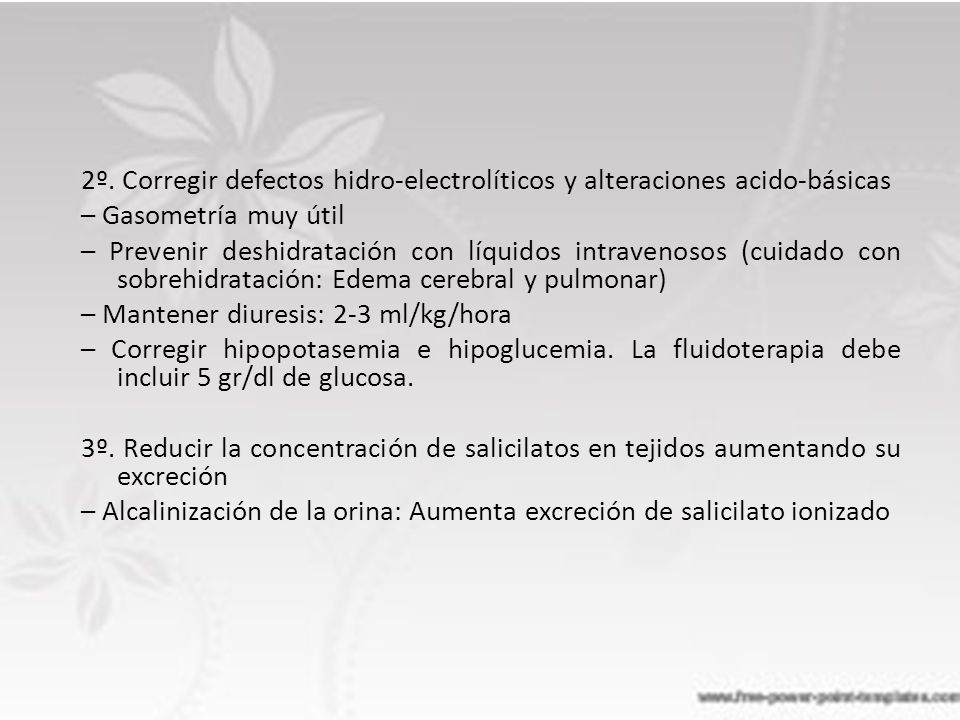 2º. Corregir defectos hidro-electrolíticos y alteraciones acido-básicas
