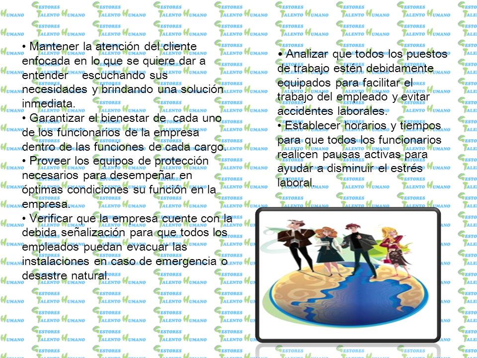 • Mantener la atención del cliente enfocada en lo que se quiere dar a entender escuchando sus necesidades y brindando una solución inmediata.