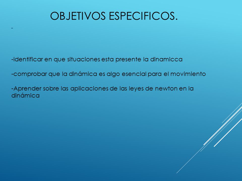 OBJETIVOS ESPECIFICOS.