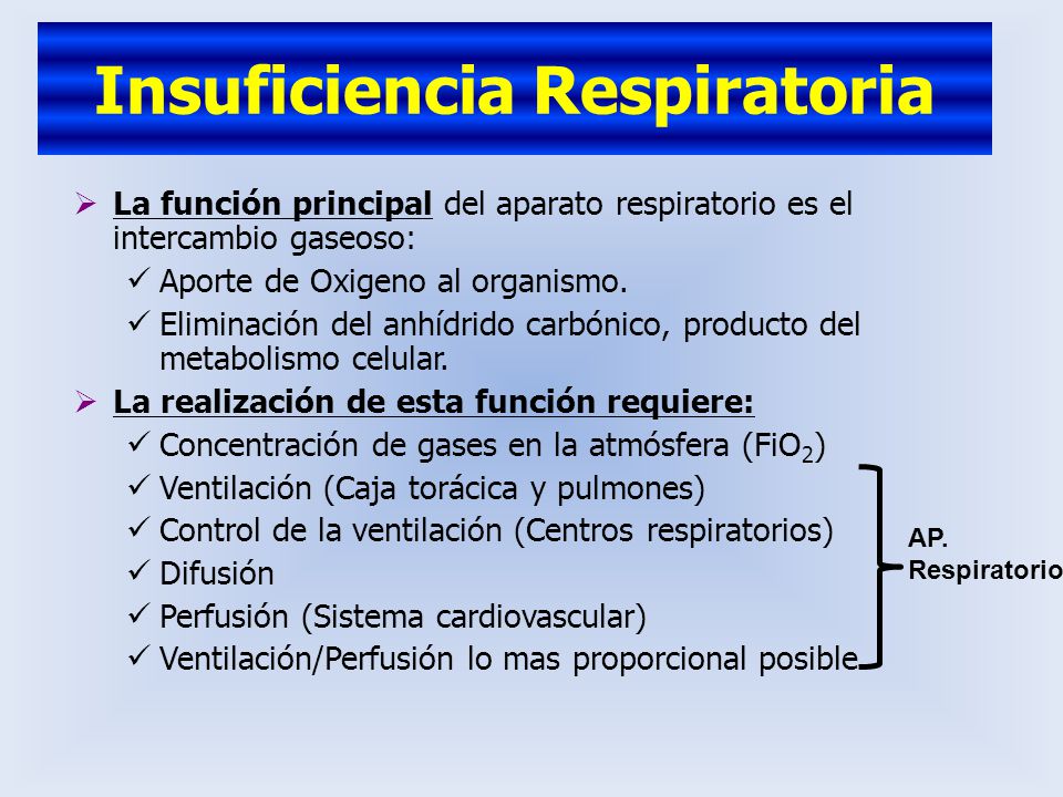 Insuficiencia Respiratoria