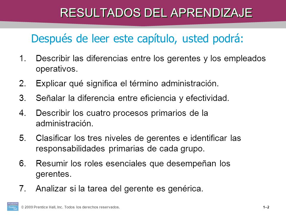 RESULTADOS DEL APRENDIZAJE