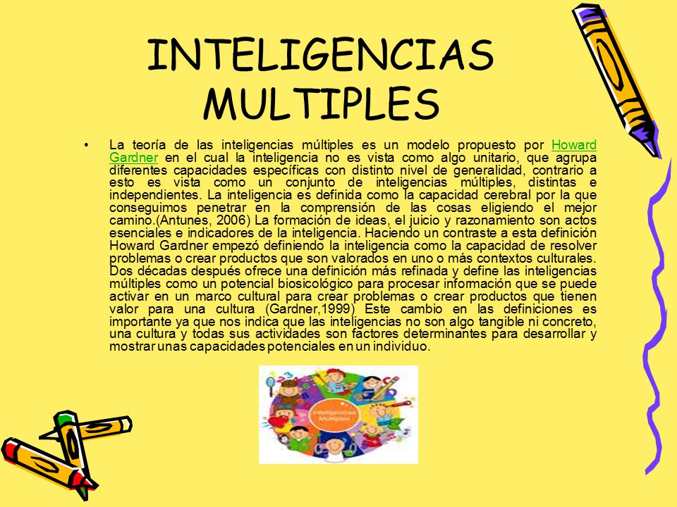 INTELIGENCIAS MULTIPLES