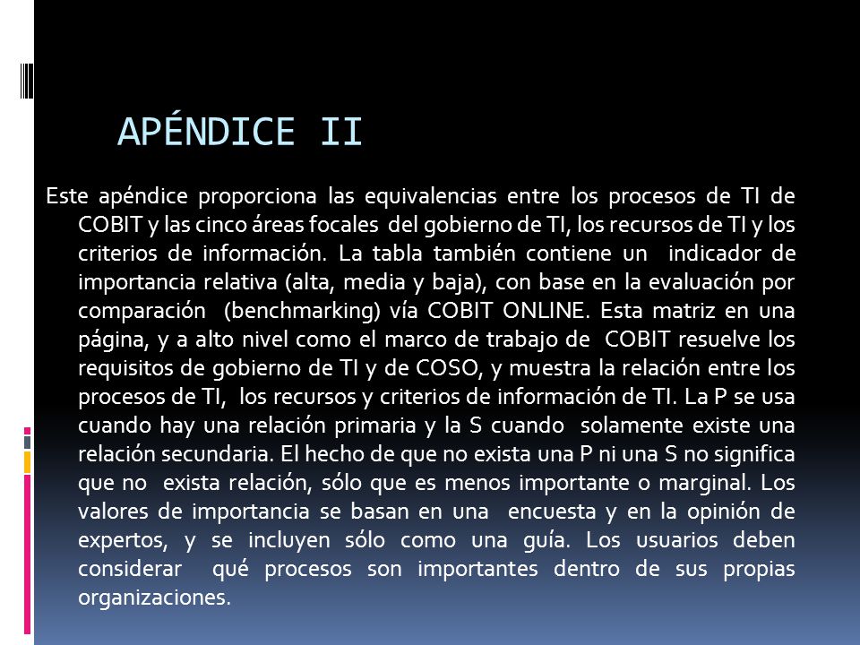 APÉNDICE II