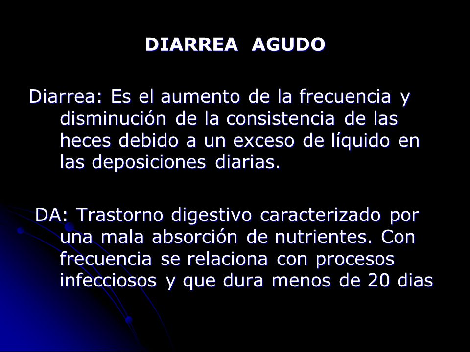 DIARREA AGUDO