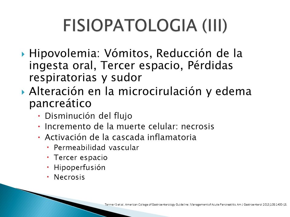 FISIOPATOLOGIA (III) Hipovolemia: Vómitos, Reducción de la ingesta oral, Tercer espacio, Pérdidas respiratorias y sudor.
