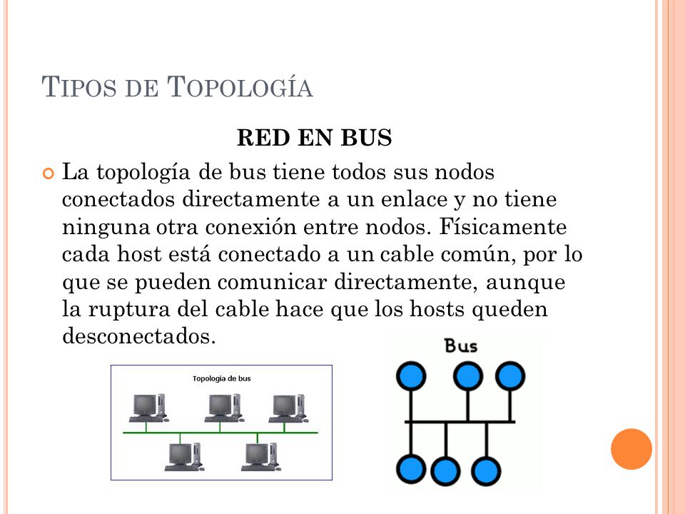Tipos de Topología RED EN BUS