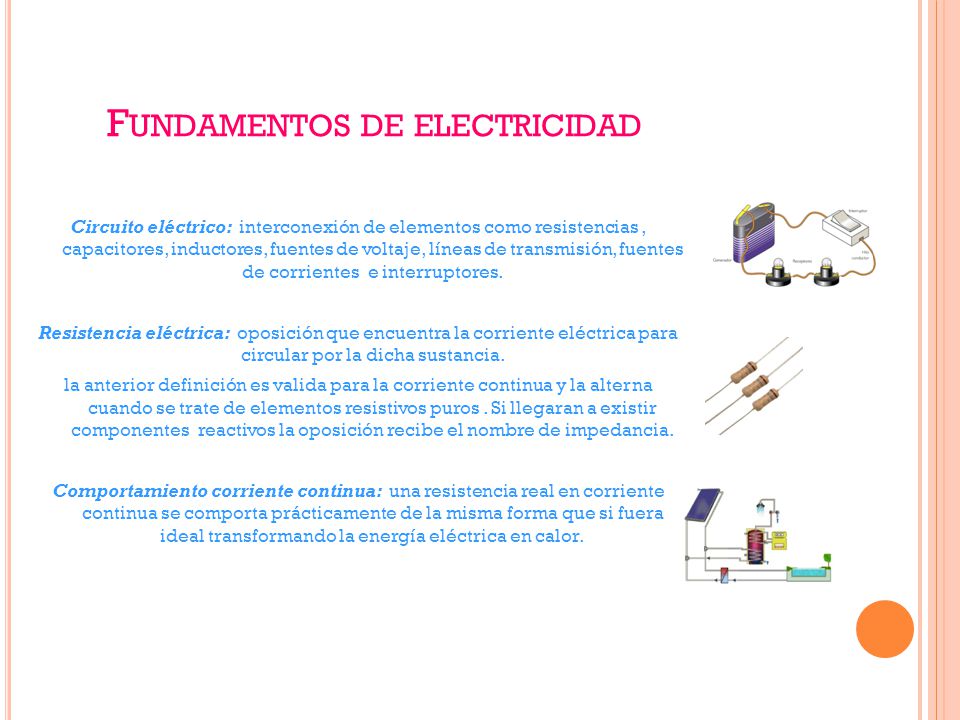 Fundamentos de electricidad
