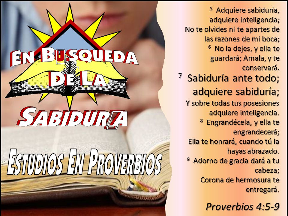 Sabiduría Estudios En Proverbios En Busqueda De La En Búsqueda