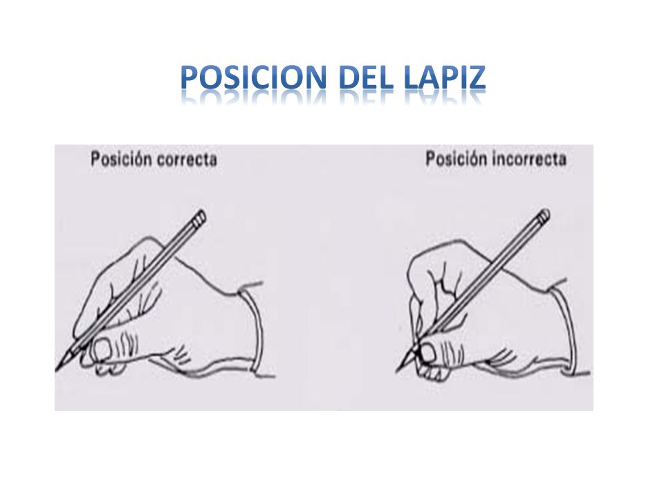 MODO DE COGER EL LAPIZ Se detalla a continuación la forma más conveniente  de coger el lápiz para conseguir una letra bien dibujada y fácilmente  legible. - ppt descargar