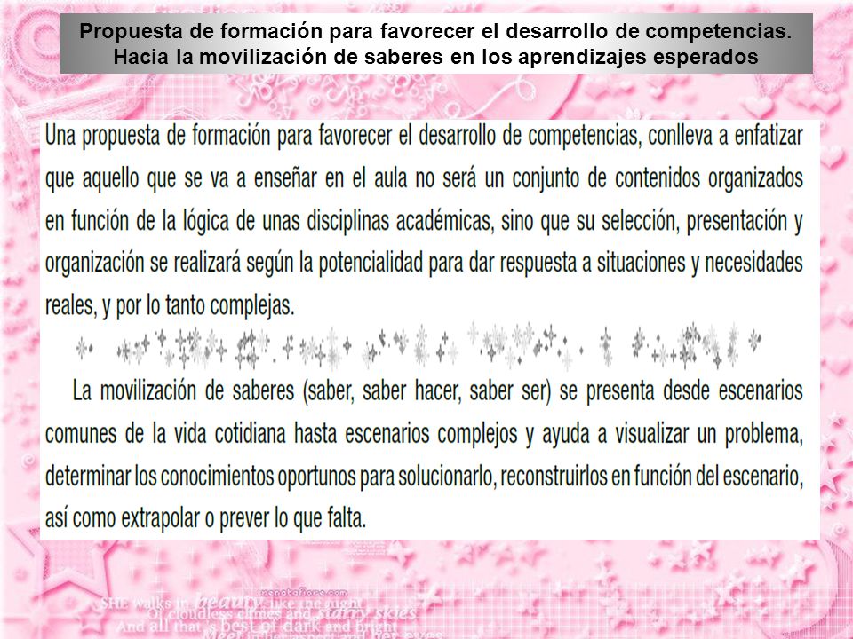 Propuesta de formación para favorecer el desarrollo de competencias