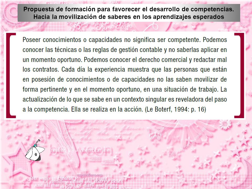 Propuesta de formación para favorecer el desarrollo de competencias