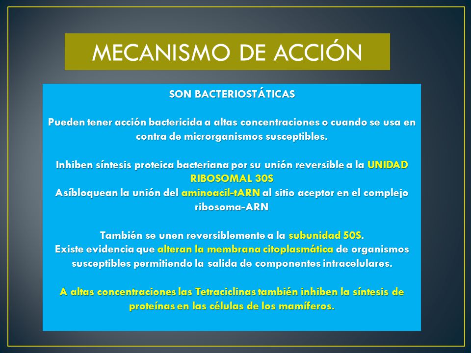 También se unen reversiblemente a la subunidad 50S.