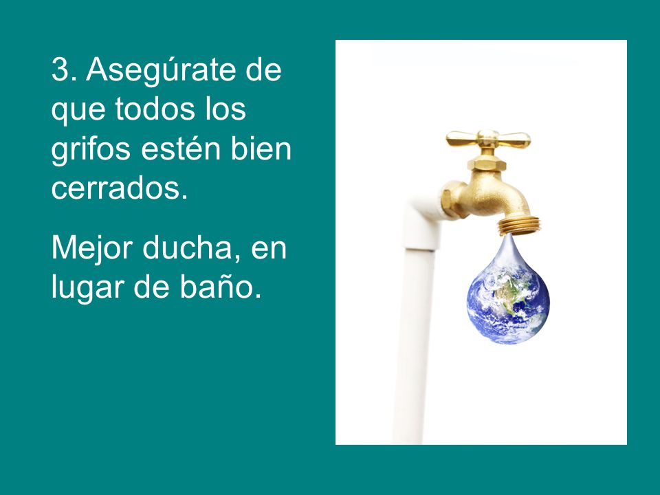 3. Asegúrate de que todos los grifos estén bien cerrados.
