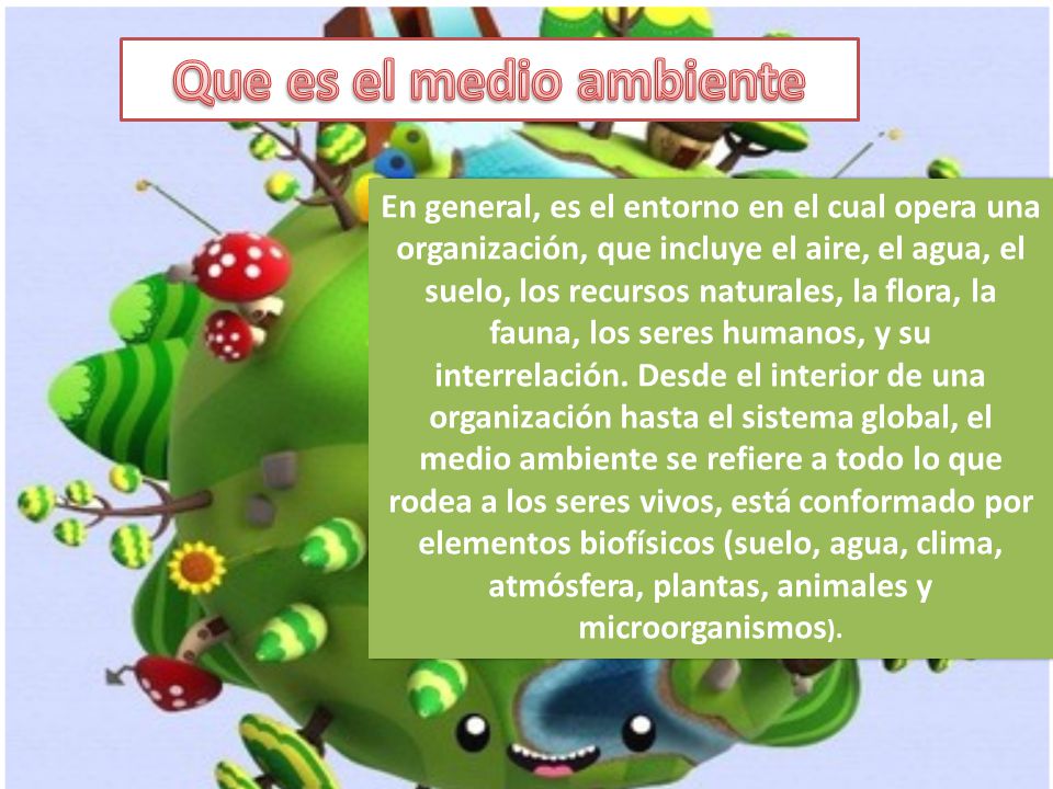 Que es el medio ambiente Que es el medio ambiente