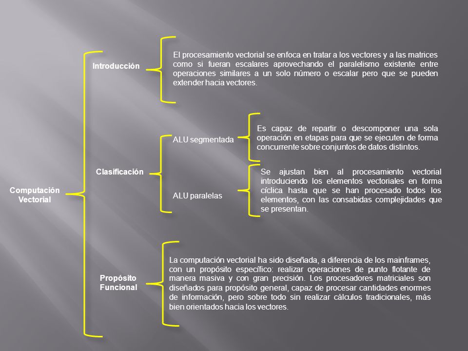 Computación Vectorial